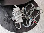 Nintendo Wii Stroomkabel, Sensor Bar Zwart & Component kabel, Spelcomputers en Games, Ophalen, Zo goed als nieuw, Wii