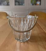 Retro Italiaanse ijsemmer geperst glas jaren '60, Ophalen of Verzenden