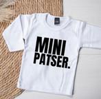 Shirt - Mini patser., Kinderen en Baby's, Babykleding | Maat 68, Nieuw, Shirtje of Longsleeve, Ophalen of Verzenden, Jongetje of Meisje