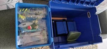 Shakespeare seatbox viskist met inhoud. beschikbaar voor biedingen
