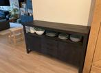 Zwarte opbergkast / dressoir industrieel stijl, Ophalen, 100 tot 150 cm, Zo goed als nieuw, Metaal