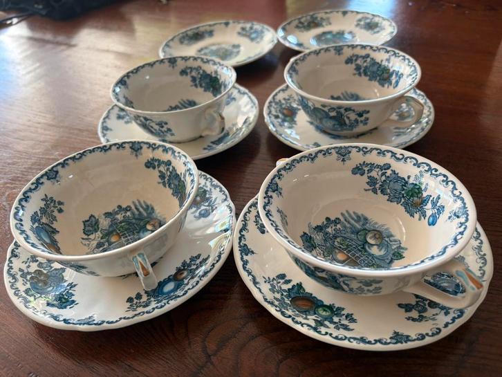 Masons Fruit Basket Soepkommen en Schotels, Antiek en Kunst, Antiek | Servies compleet, Ophalen