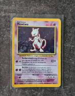 Pokemon Cards: Mewtwo Base Set Shadowless Rare Holo:, Ophalen of Verzenden, Zo goed als nieuw, Losse kaart