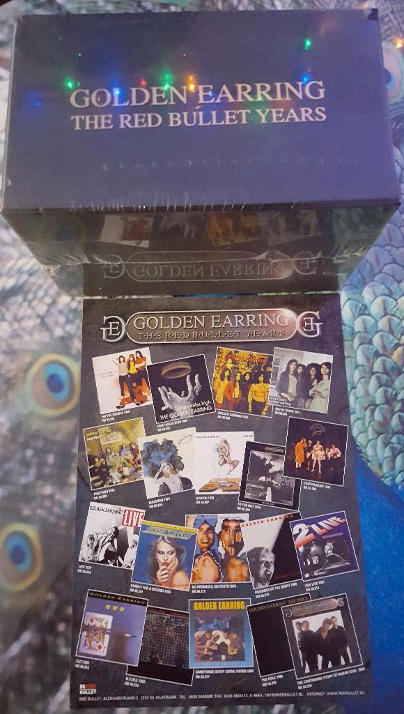 Golden Earring - Red Bullet Years - 22 x CD Box Set 🔊🎹🔊👀, Cd's en Dvd's, Cd's | Rock, Zo goed als nieuw, Poprock, Ophalen