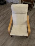 Stoeltje, Ophalen, Hout, Wit, Zo goed als nieuw