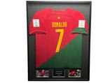 Cristiano Ronaldo Portugal 2022 ingelijst thuis shirt, Buitenlandse clubs, Soccersignings.nl, Shirt, Nieuw