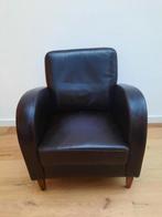 Vintage leren fauteuil, Gebruikt, Leer, Vintage, Ophalen