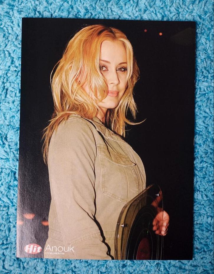 Anouk poster hitkrant, Verzamelen, Posters, Nieuw, Muziek, A4 of kleiner, Rechthoekig Staand, Ophalen of Verzenden