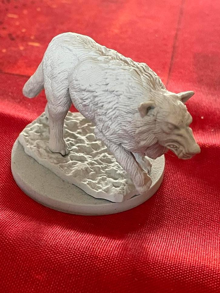 Winter Wolf, reaper miniatures, 44125, Hobby en Vrije tijd, Wargaming, Zo goed als nieuw, Overige soorten, Figuurtje(s), Ophalen of Verzenden