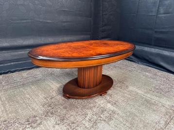 Ovale Art Deco Salontafel beschikbaar voor biedingen