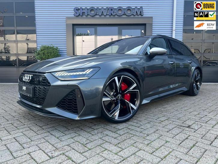 Audi RS6 Quattro|Pano|Head-up|Carbon|B&O, Auto's, Audi, Bedrijf, Te koop, RS6, 360° camera, 4x4, ABS, Adaptive Cruise Control
