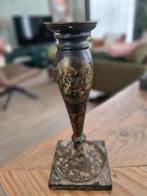 Antieke / Brocante oude kandelaar., Ophalen of Verzenden, Koper of Brons