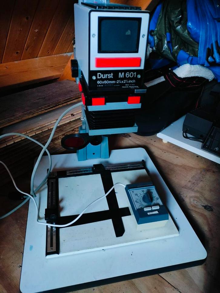 Durst M 601 vergroter met Timer & Bord, Audio, Tv en Foto, Fotografie | Doka Toebehoren, Gebruikt, Complete dokaset, Ophalen