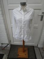 Spierwit getailleerd Prada stretchbloesje maat 38, Prada, Wit, Zo goed als nieuw, Ophalen