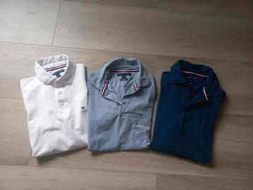 3 mooie polo's van Tommy Hilfiger maat m beschikbaar voor biedingen