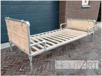 Bed verzinkte STEIGERBUIS met steigerhout!, 85 tot 100 cm, Info@hout-art.nl, Nieuw, Ophalen of Verzenden