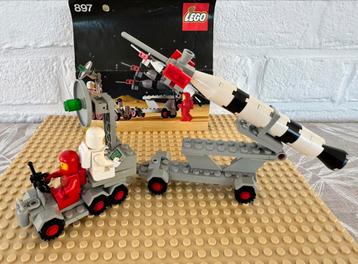 Lego ruimte 897 rocket launcher uit 1979 compleet beschikbaar voor biedingen