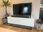 Tv meubel wit 120x37cm, Huis en Inrichting, Kasten | Televisiemeubels, Ophalen, Overige materialen, 100 tot 150 cm, Zo goed als nieuw