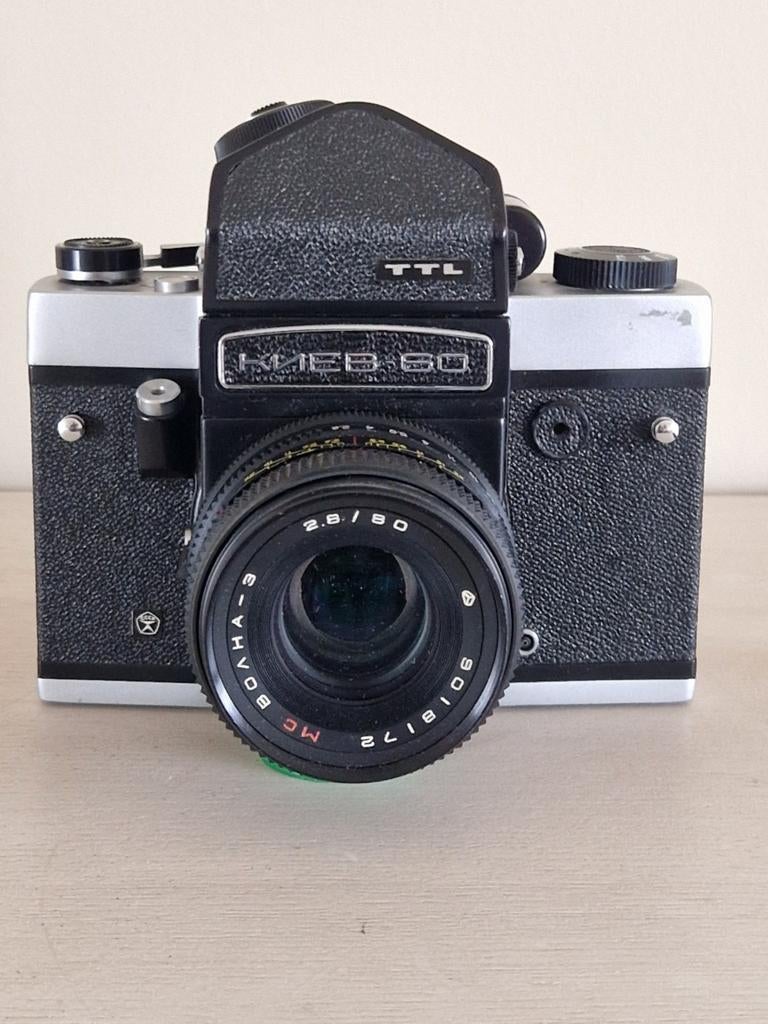 Kiev -60 met 2,8/80mm., Audio, Tv en Foto, Fotocamera's Analoog, Ophalen of Verzenden, Spiegelreflex, Overige Merken