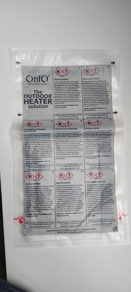 120x Orifo flamless heaters, Hobby en Vrije tijd, Overige Hobby en Vrije tijd, Zo goed als nieuw, Ophalen of Verzenden