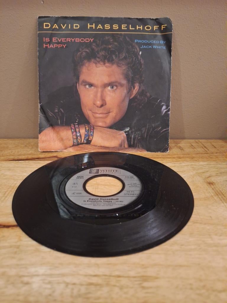 David Hasselhoff - Is Everybody Happy? 7" Single, 7 inch, Single, Ophalen of Verzenden, Zo goed als nieuw