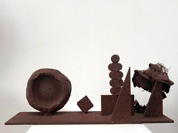 Theo Niermeijer; ijzeren sculptuur, Antiek en Kunst, Kunst | Beelden en Houtsnijwerken, Ophalen