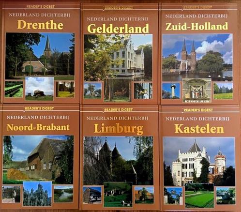 Boeken: Nederland dichterbij: Diverse provincies + Kastelen, Boeken, Overige Boeken, Zo goed als nieuw, Ophalen of Verzenden