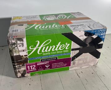 Hunter Kennicott (zwart) plafondventilator beschikbaar voor biedingen