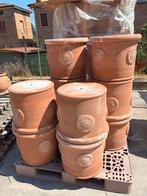 Handgemaakte Italiaanse terracotta pot | Foligno Ø48cm, 40 cm of meer, Rond, Nieuw, Ophalen of Verzenden