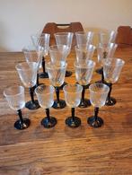 Luminarc Swirl wijn, port, sherry en likeurglazen set van 4, Ophalen of Verzenden, Gebruikt, Overige typen