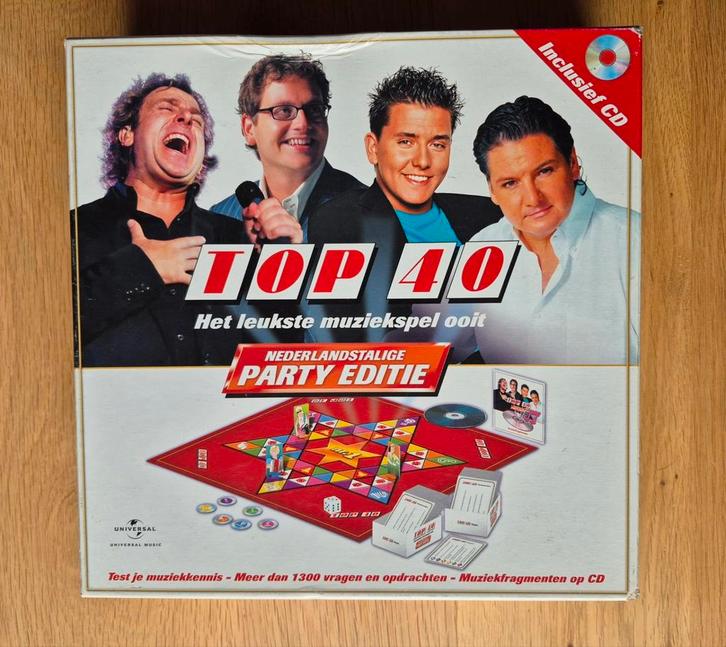Top 40 bordspel, Hobby en Vrije tijd, Gezelschapsspellen | Bordspellen, Zo goed als nieuw, Ophalen of Verzenden
