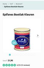Epifanes bootlak *nieuw*, Watersport en Boten, Accessoires en Onderhoud, Ophalen of Verzenden, Nieuw, Verven