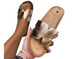 ‼️ SALE LAATSTE RONDE champagne kleurige Slippers, Ophalen of Verzenden, Nieuw, Slippers