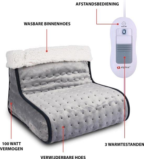 Alpina Elektrische Voetenwarmer, Huis en Inrichting, Slaapkamer | Beddengoed, Zo goed als nieuw, Overige typen, Eenpersoons, Wit