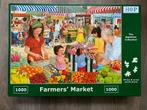 HOP puzzel Farmers’ market 1000 stukjes, Ophalen of Verzenden, 500 t/m 1500 stukjes, Zo goed als nieuw, Legpuzzel
