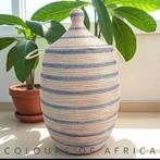 Handgemaakte Senegalese Wasmand / Opbergmand, Mand, Nieuw, Ophalen of Verzenden, Riet