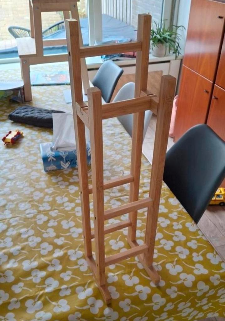Ikea Ragrund Toiletrolhouder Bamboe - Staand, Huis en Inrichting, Badkamer | Badtextiel en Accessoires, Zo goed als nieuw, Overige typen