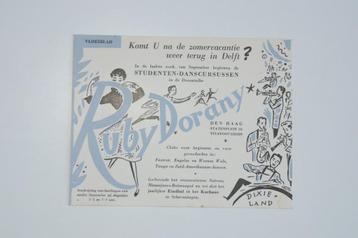 Antiek Inkt vloeiblad Ruby Dorany dansschool Den Haag beschikbaar voor biedingen