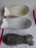 Vintage Fish terrine mold, puddingvorm vispate keramiek, Antiek en Kunst, Antiek | Keramiek en Aardewerk, Ophalen