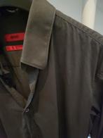 Hugo Boss overhemd maat 41 donker groen extra slim fit, Kleding | Heren, Verzenden, Gedragen, Maat 52/54 (L), Groen