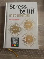 Stress te lijf met energie boek als nieuw!, Nieuw, Ophalen of Verzenden, Peter Ribbens
