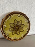 Vintage Herbolzheim Taartschotel Groen/Bruin, Antiek en Kunst, Ophalen of Verzenden