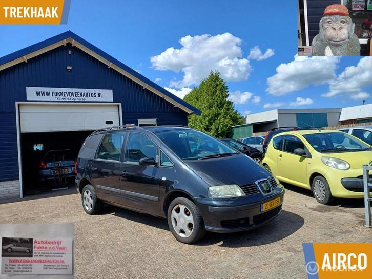 Seat Alhambra 1.9 TDI Sport, Auto's, Bestelauto's, Bedrijf, Te koop, ABS, Airbags, Airconditioning, Alarm, Boordcomputer, Centrale vergrendeling