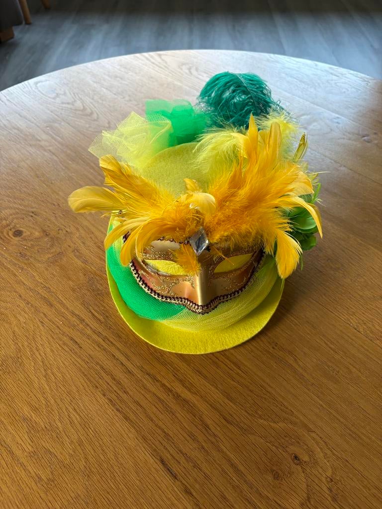 Te koop leuke carnavals hoed, Ophalen of Verzenden, Zo goed als nieuw, Carnaval, Accessoires