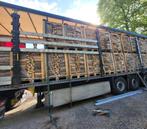 Vrachtwagen met 48 kratten halfdroog openhaardhout, Tuin en Terras, Haardhout, Blokken, Ophalen, 6 m³ of meer, Overige houtsoorten