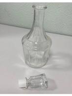 Heldere kristallen karaf met stop / dop, antiek kristal 30cm, Antiek en Kunst, Ophalen of Verzenden