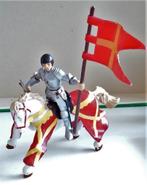 4 GEDRAPEERD PAARDEN ROOD GEEL 2004 PAPO , BR.ROOD EN RIDDER, Verzamelen, Verzenden, Zo goed als nieuw