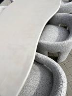 Organische eettafel 96x240x76 cm Japandi stijl, Huis en Inrichting, Tafels | Eettafels, 100 tot 150 cm, Ophalen of Verzenden, Vijf personen of meer