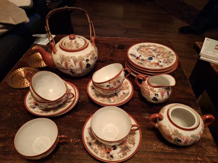 Maruku China.  Made in japan service, Antiek en Kunst, Antiek | Porselein, Ophalen of Verzenden