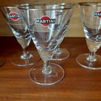 Iconische vintage Martini glazen, Verzamelen, Glas en Borrelglaasjes, Overige typen, Gebruikt, Ophalen of Verzenden